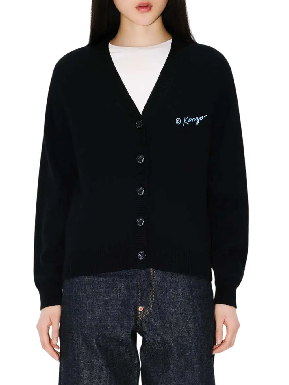 "Kenzo Wild Tiger" Wool And Cotton Cardigan sold by Wanan Luxury product image thumbnail 3