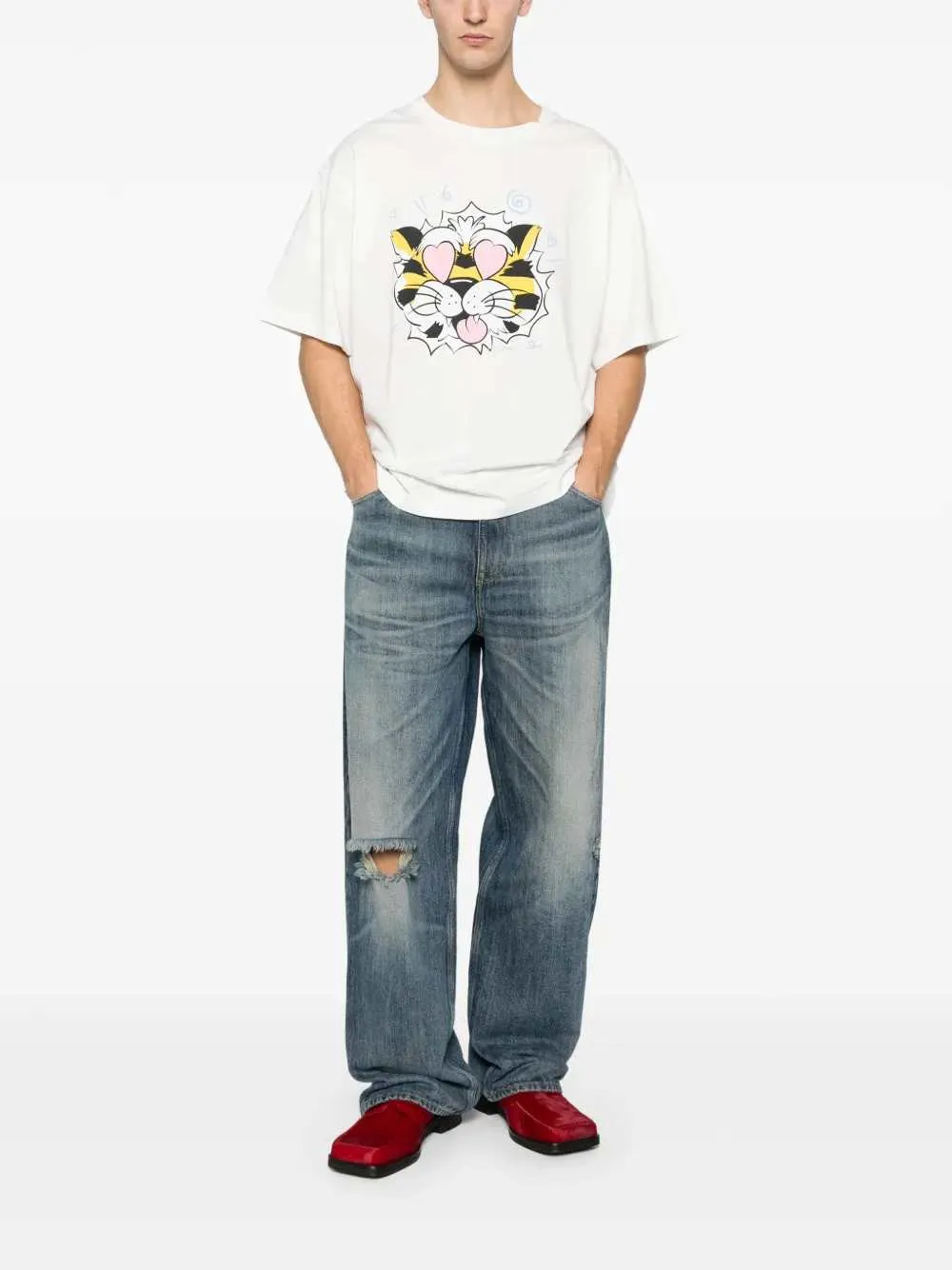Tiger Print T-Shirt sold by Wanan Luxury product image thumbnail 2