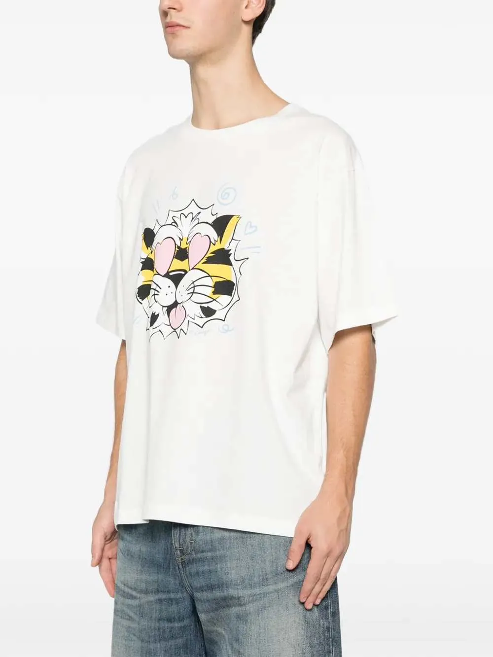 Tiger Print T-Shirt sold by Wanan Luxury product image thumbnail 3