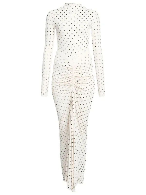 Draped Fluid Strass Jersey Dress sold by Wanan Luxury