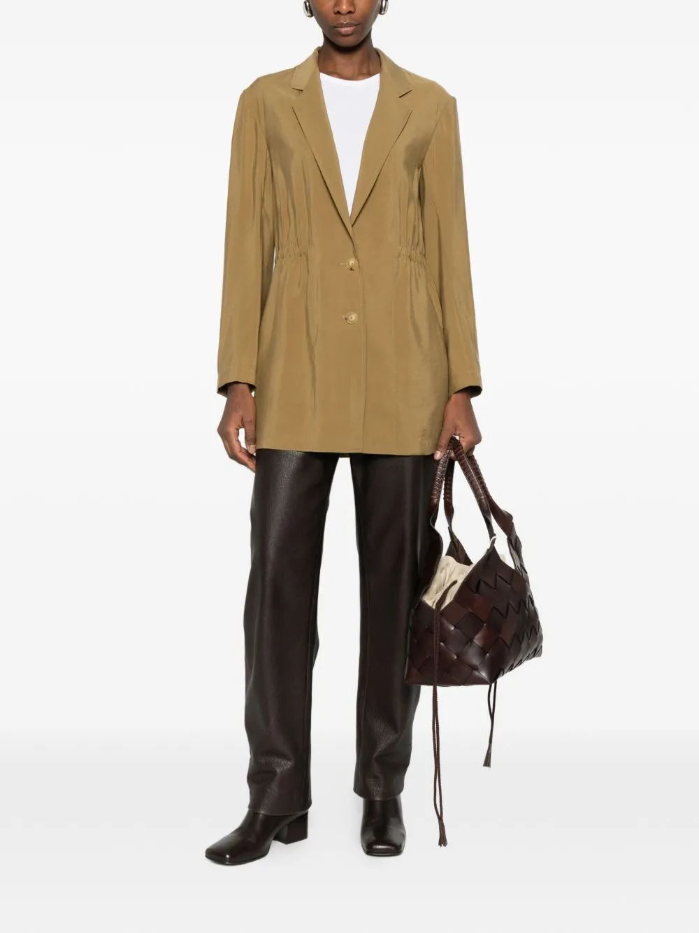 Single-Breasted Blazer Jacket sold by Wanan Luxury product image thumbnail 4