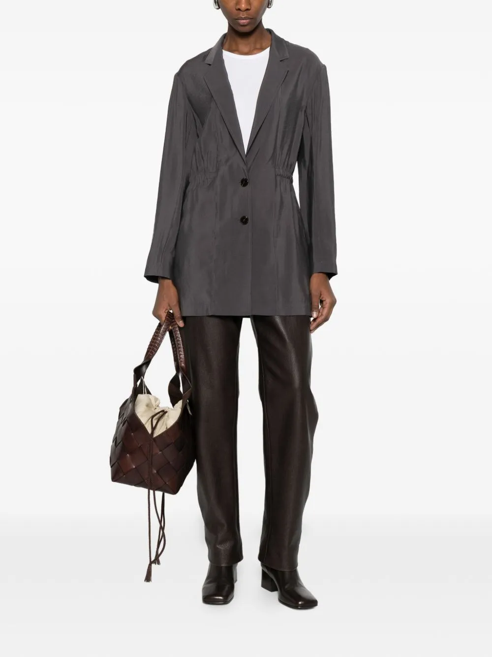 Single-Breasted Blazer Jacket sold by Wanan Luxury product image thumbnail 4