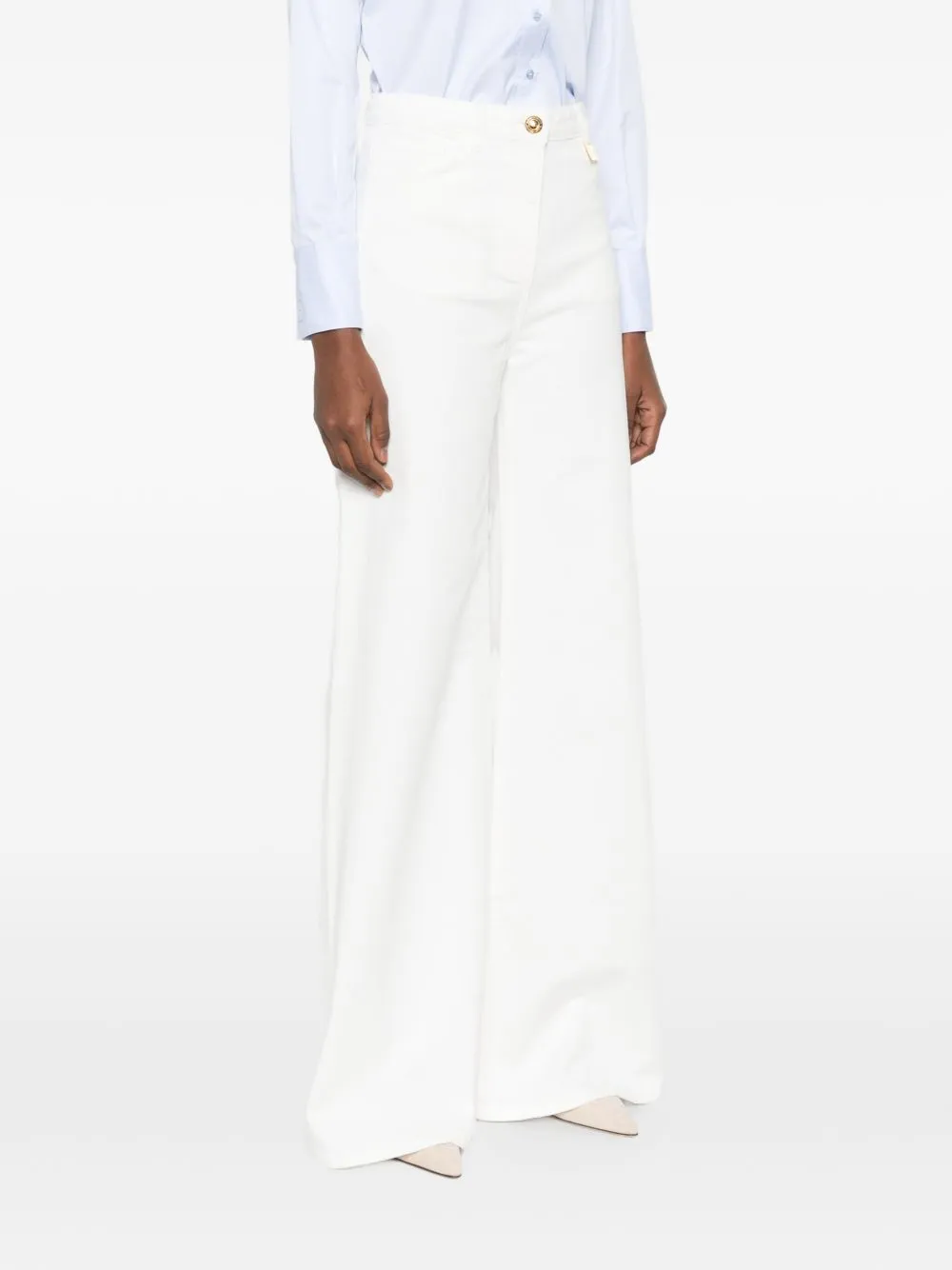 Flared Leg Denim Jeans sold by Wanan Luxury product image thumbnail 2