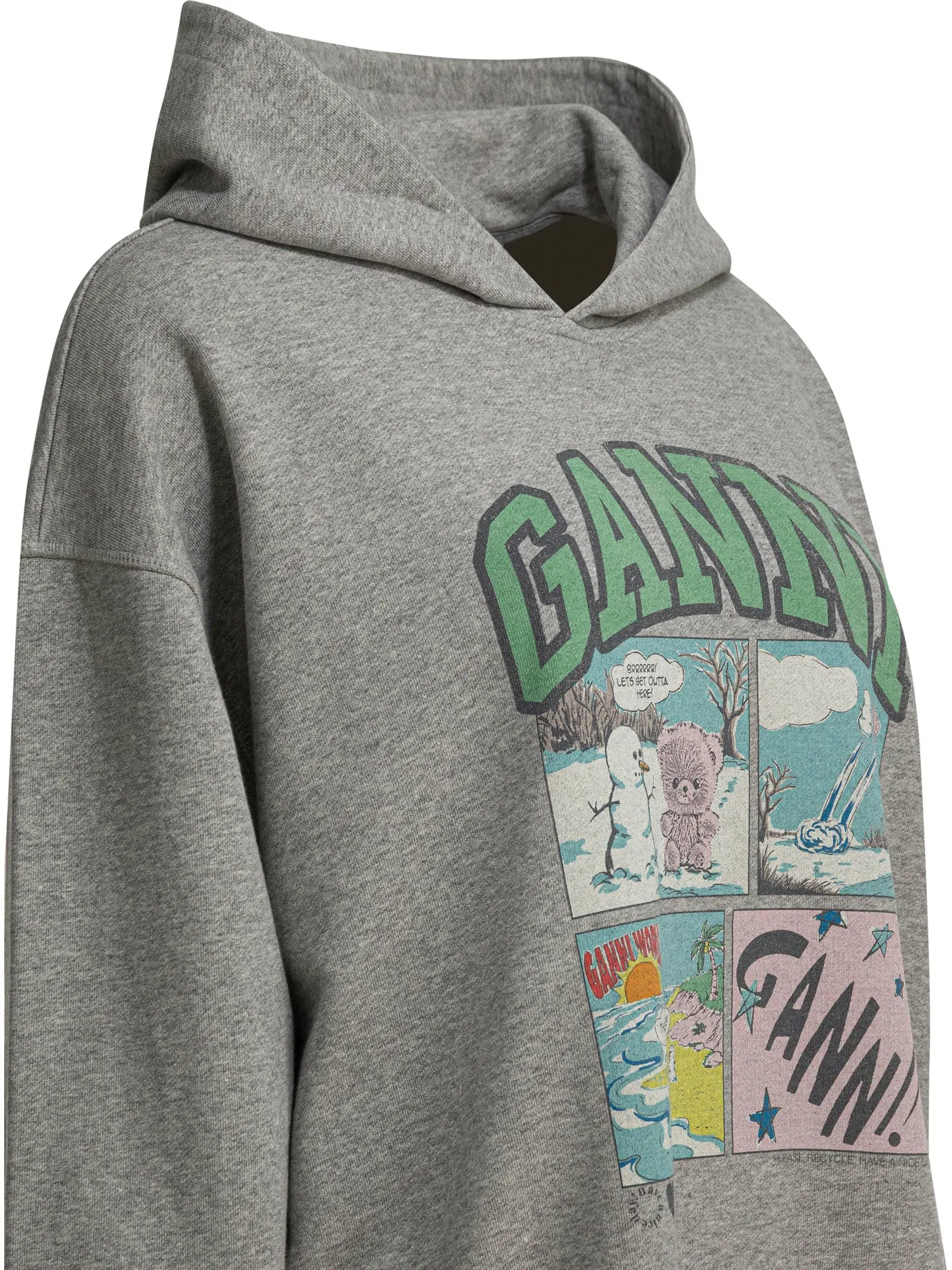 Bear Comic Sweatshirts Grey sold by Wanan Luxury product image thumbnail 4