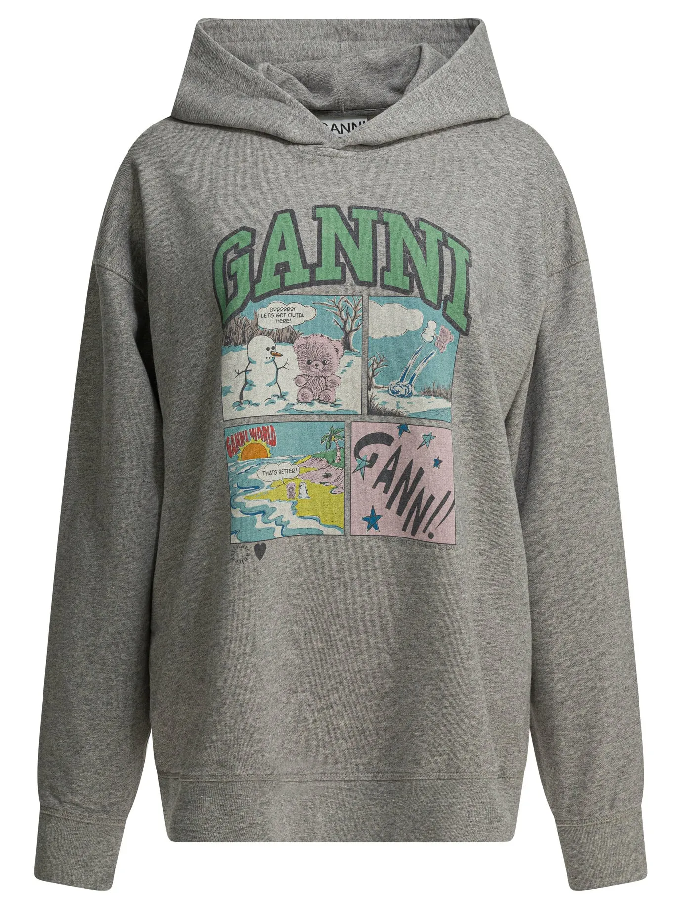 Bear Comic Sweatshirts Grey sold by Wanan Luxury