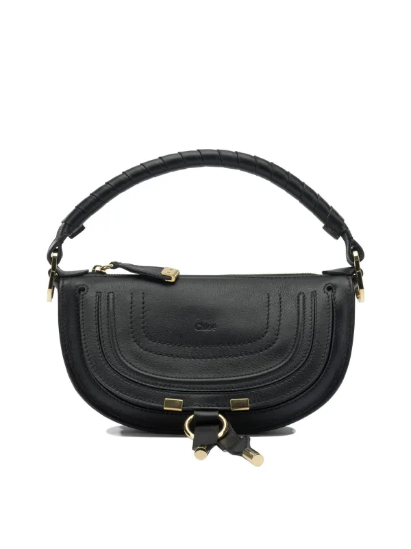 Marcie Shoulder Bags Black made by Chloe
