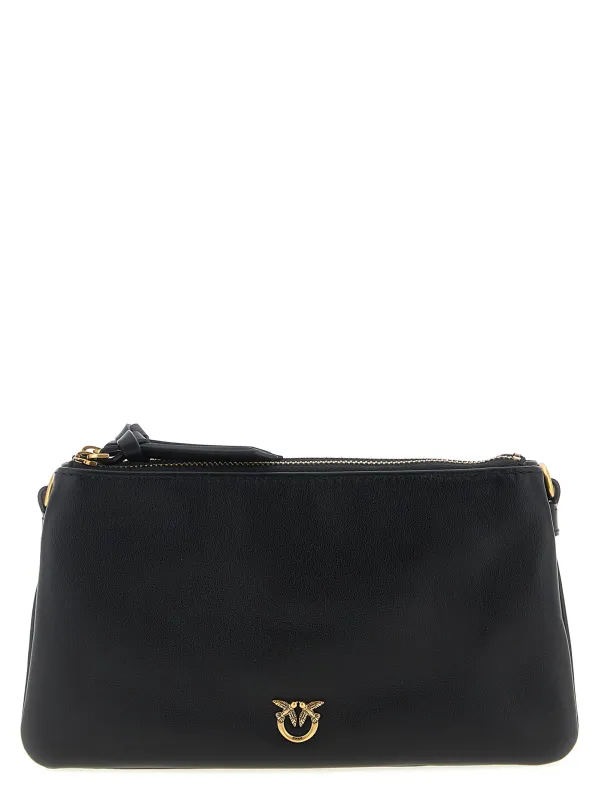 Mini Double Crossbody Bags Black sold by Wanan Luxury
