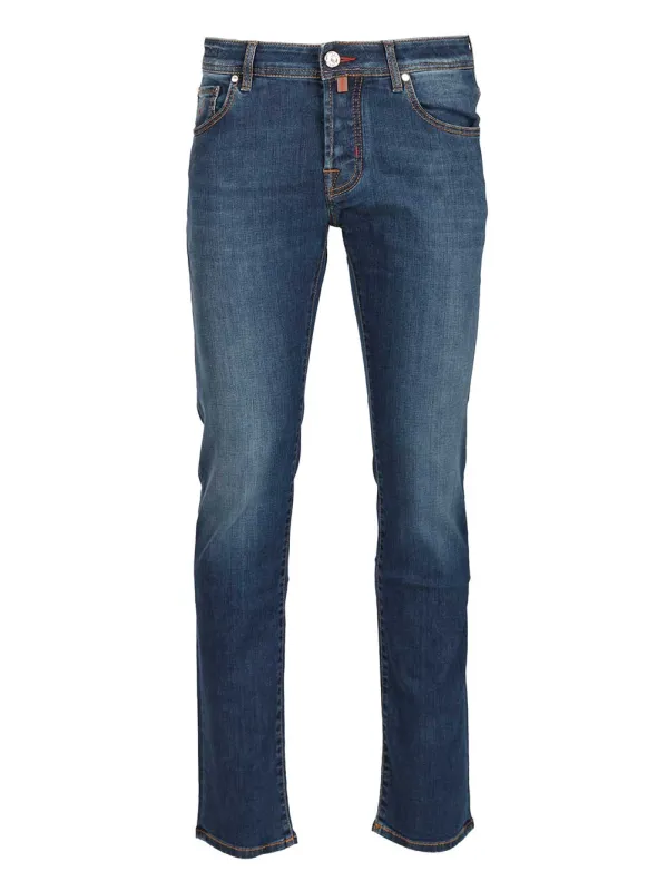 Nick Slim 5-Pocket Jeans Blue sold by Wanan Luxury