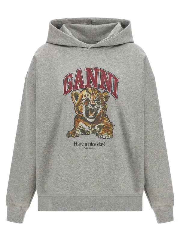 Grey Tiger Sweatshirt Gray sold by Wanan Luxury