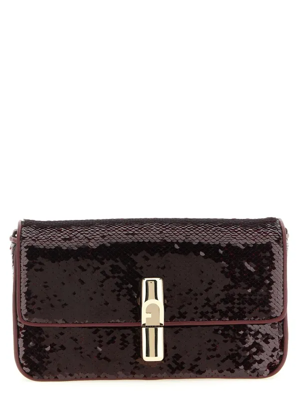 Furla Iride Crossbody Bags Bordeaux made by Furla
