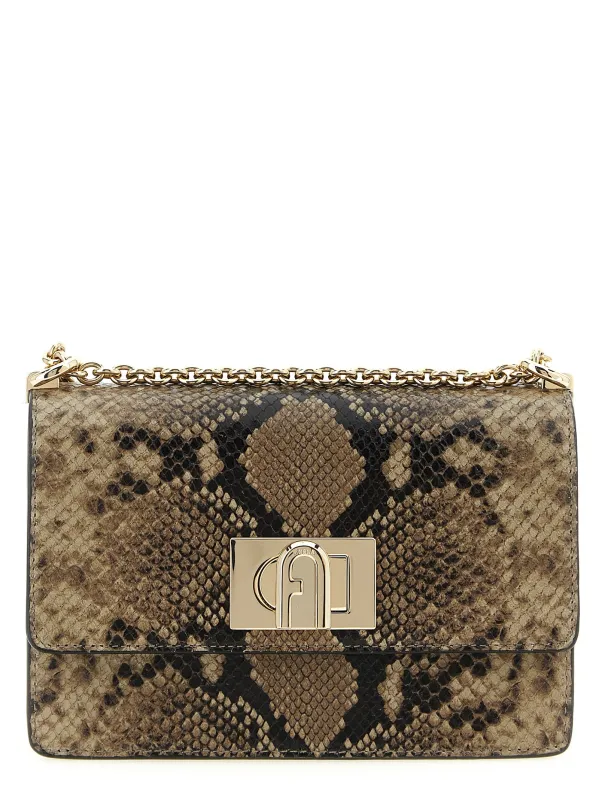 Furla 1927 Crossbody Bags Gray made by Furla