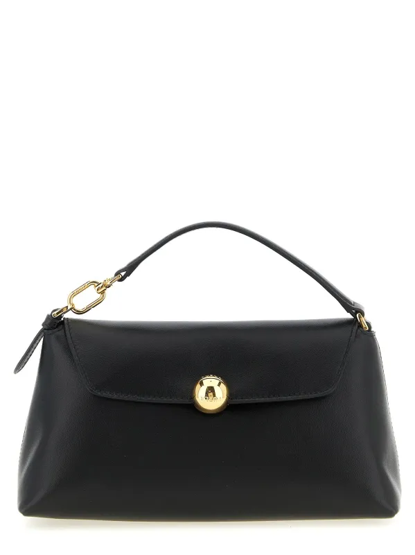 Furla Sfera Soft Hand Bags Black made by Furla