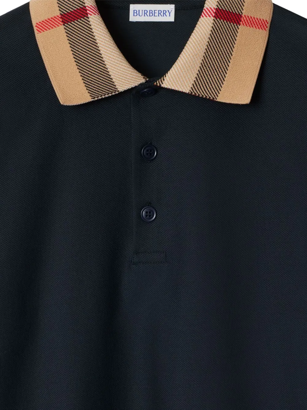 Check Collar Cotton Polo Shirt sold by Wanan Luxury product image thumbnail 4