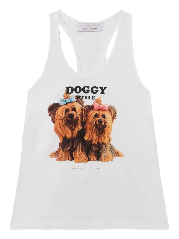 Jeff Koons Cotton Tank Top sold by Wanan Luxury