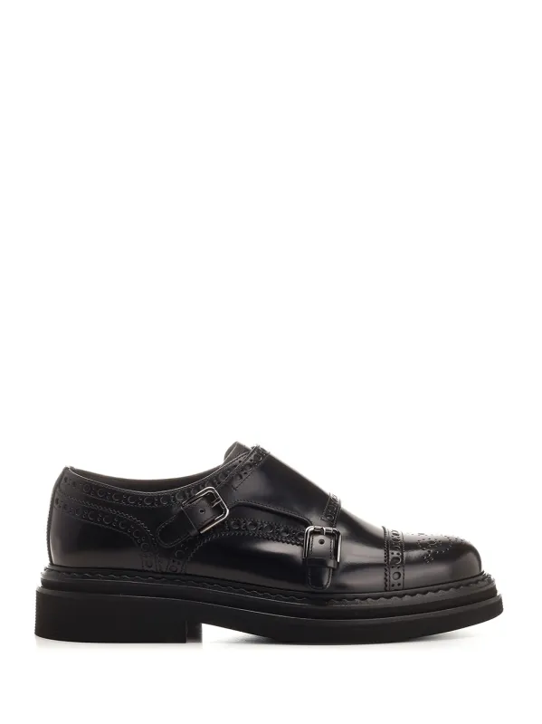 Derby Shoes Lace-Up Shoes Black sold by Wanan Luxury