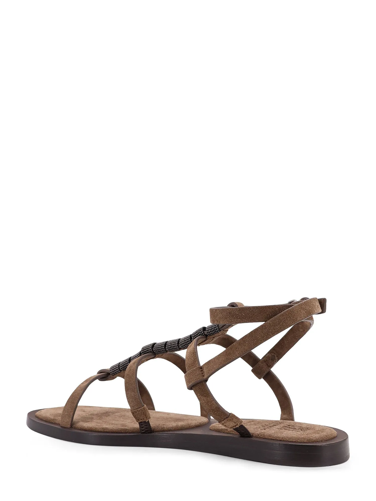 Suede Sandals With Monili Details sold by Wanan Luxury product image thumbnail 3