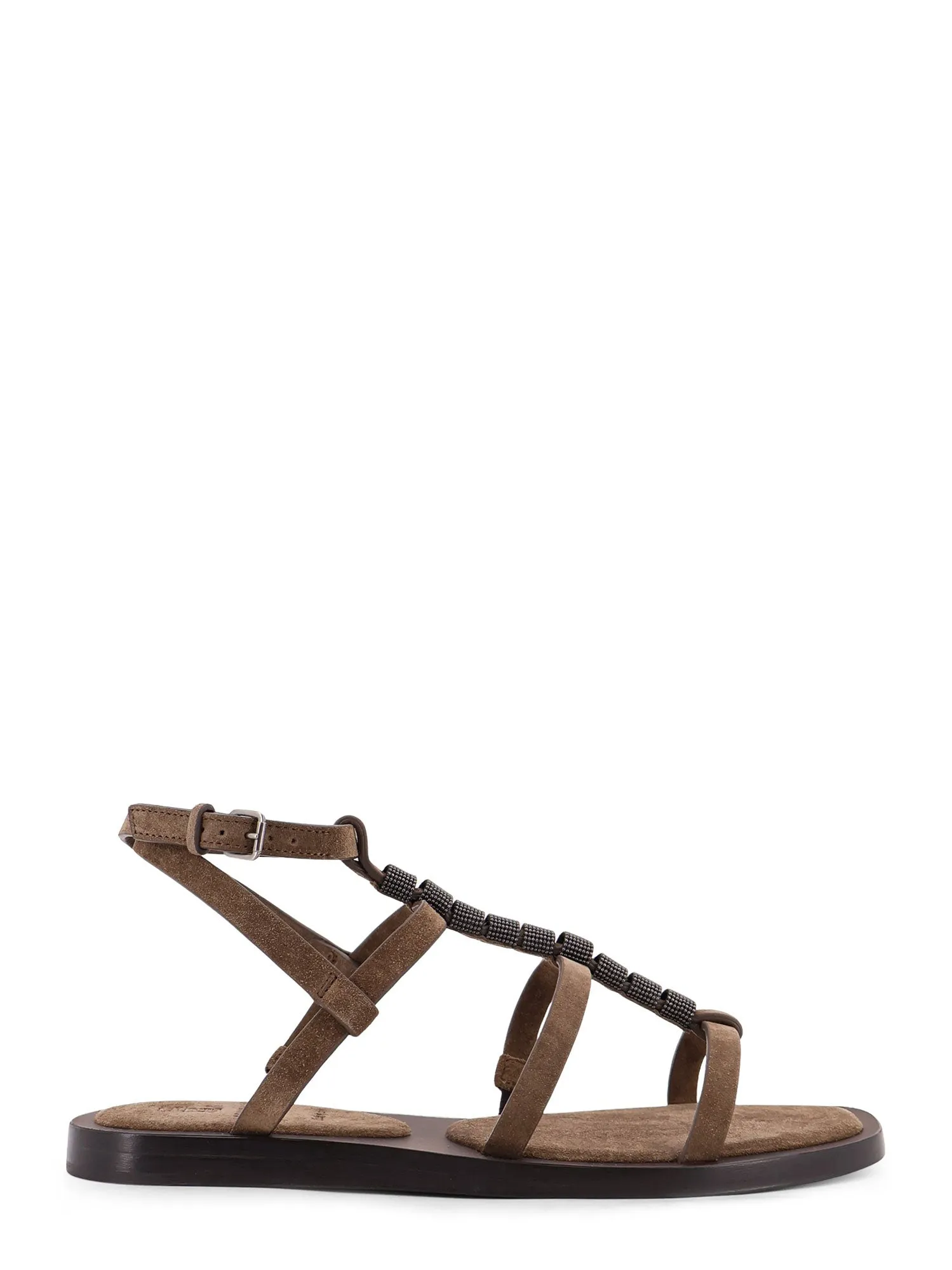 Suede Sandals With Monili Details sold by Wanan Luxury