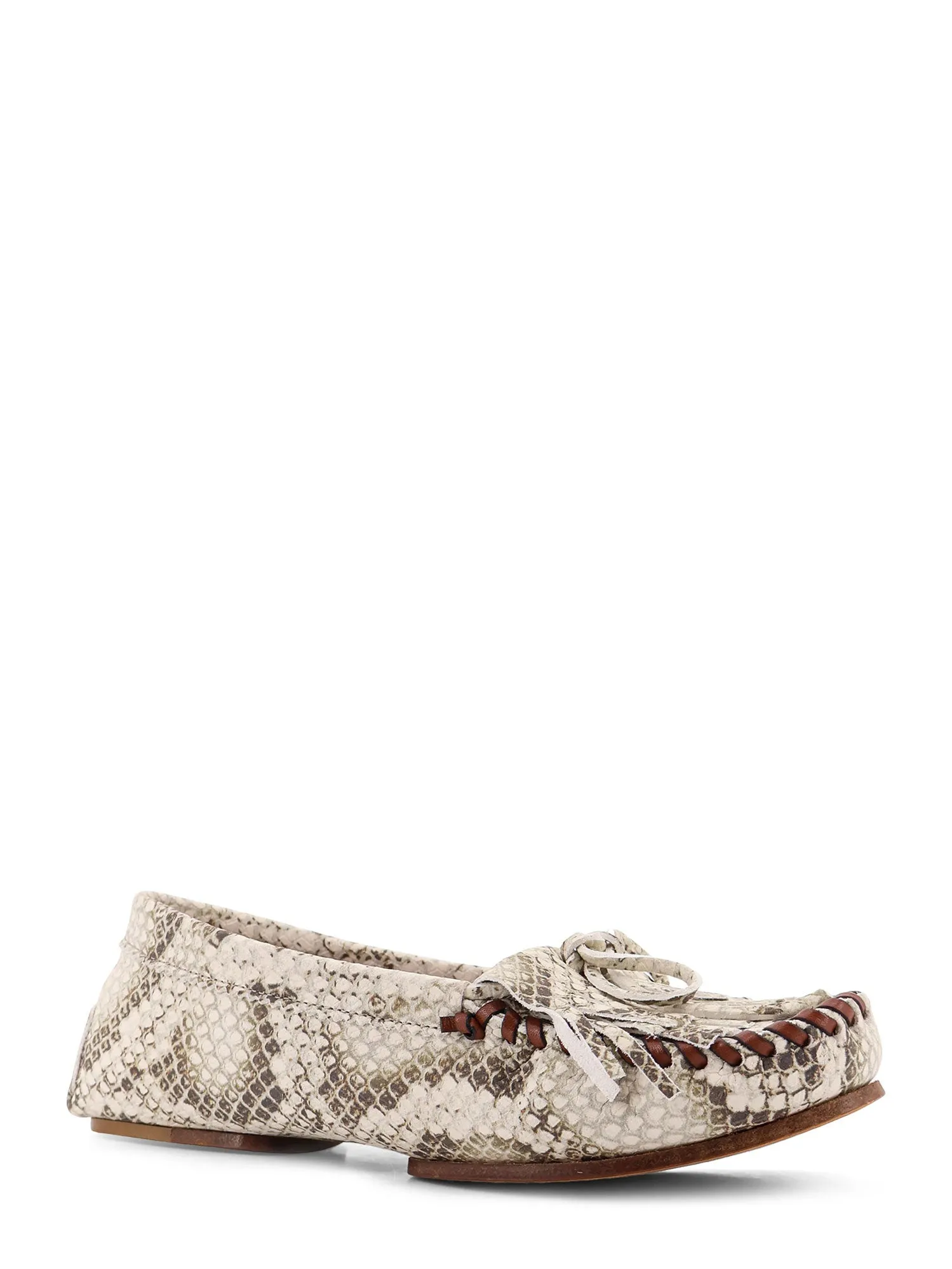 Indiana Leather Loafers With Croco Print sold by Wanan Luxury product image thumbnail 2