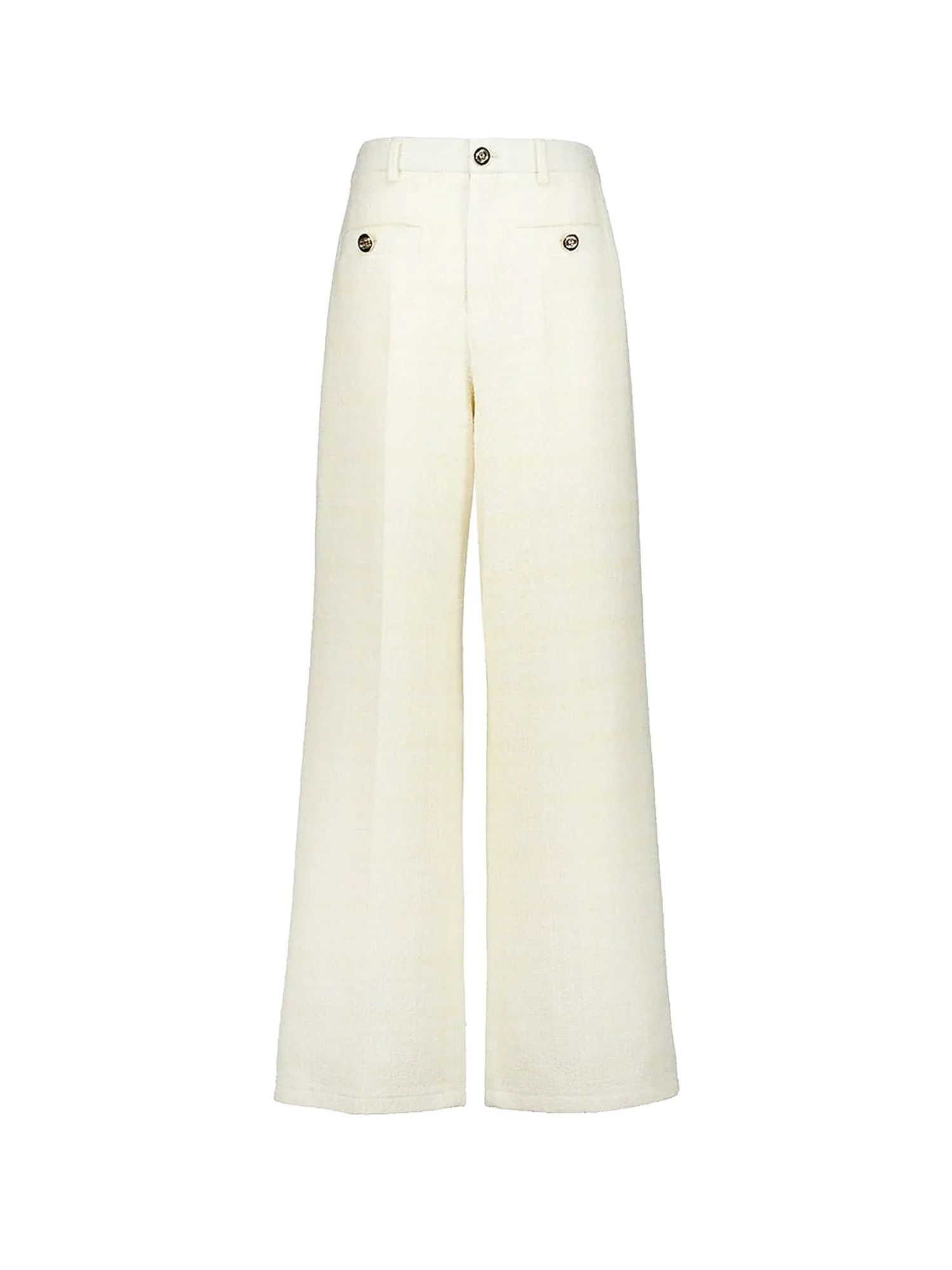 Cotton Blend Trousers With Checked Pattern sold by Wanan Luxury