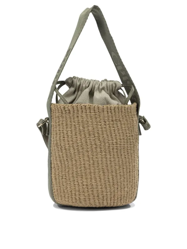 Woody Crossbody Bags Beige made by Chloe