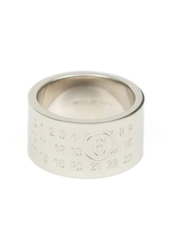 Minimal Ring With 4mm Logo made by Maison Margiela