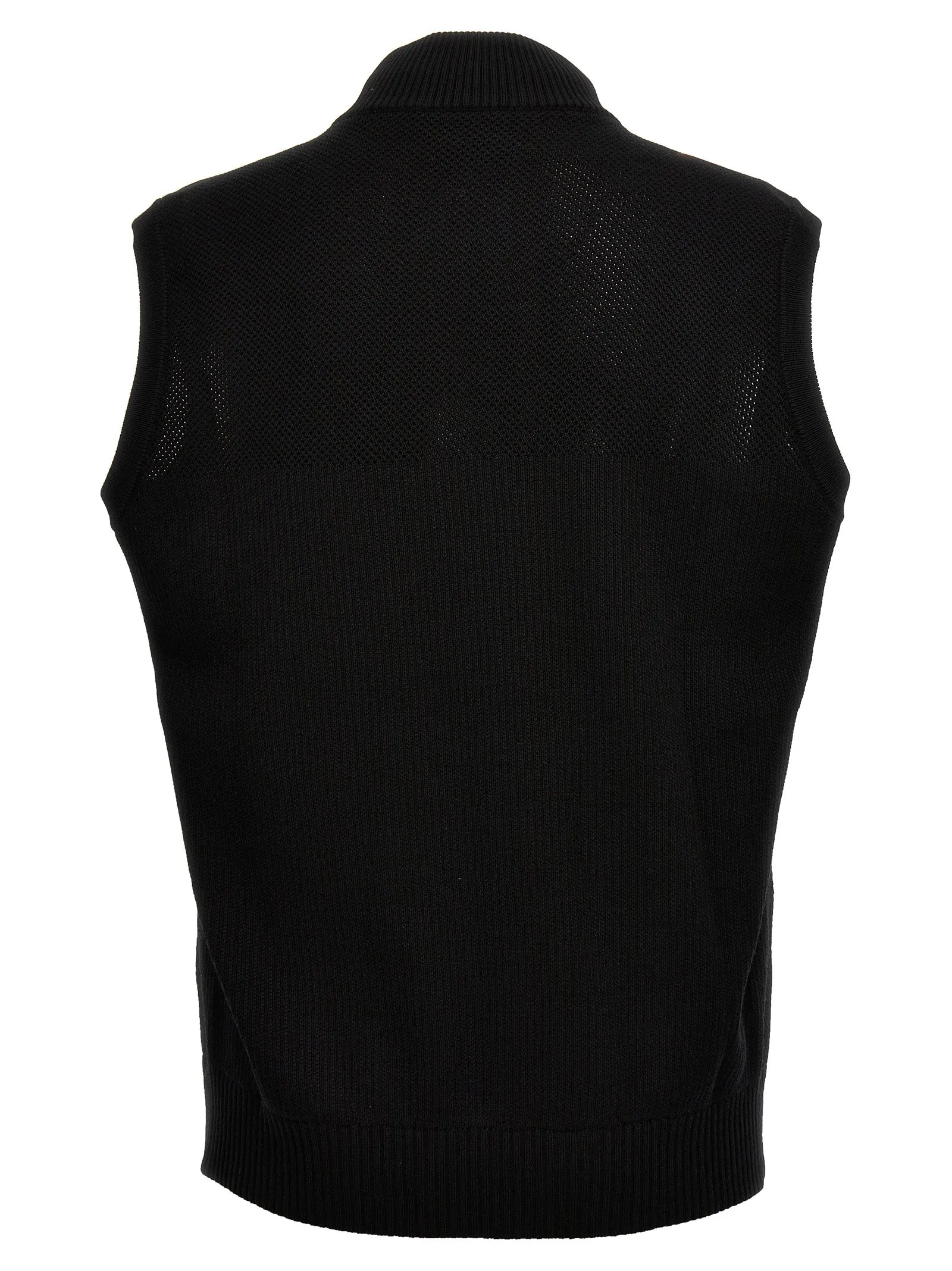 Hybridge® Quilted Kniknit Gilet Black sold by Wanan Luxury product image thumbnail 2
