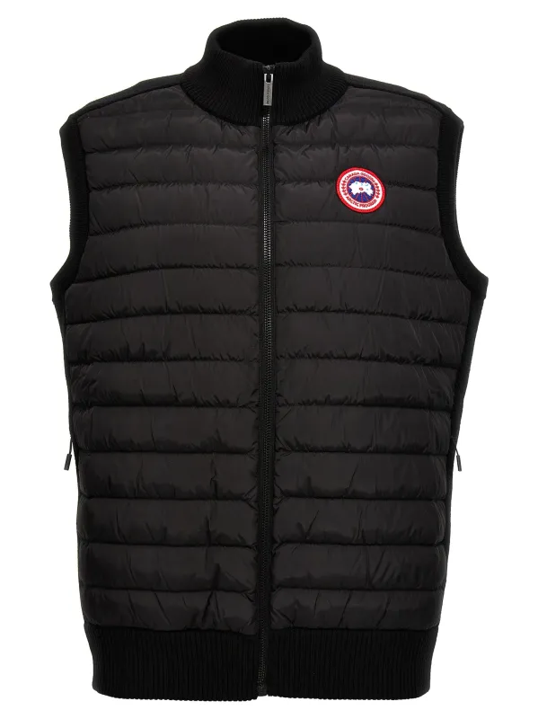 Hybridge® Quilted Kniknit Gilet Black sold by Wanan Luxury