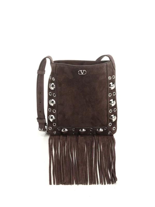 Small Shoulder Bag Shoulder Bags Brown made by Valentino Garavani