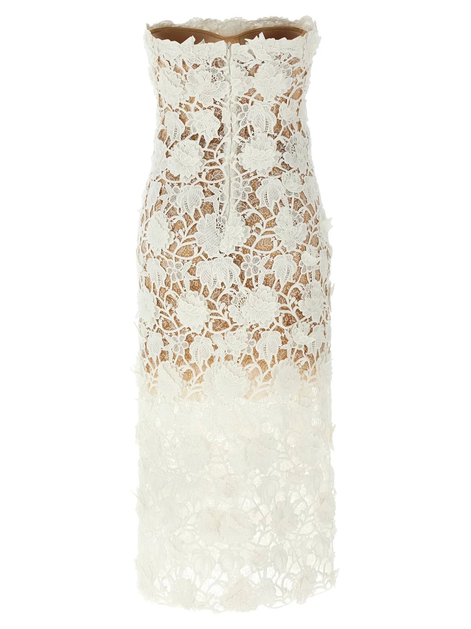 Macramé Lace Dress Dresses White sold by Wanan Luxury product image thumbnail 2