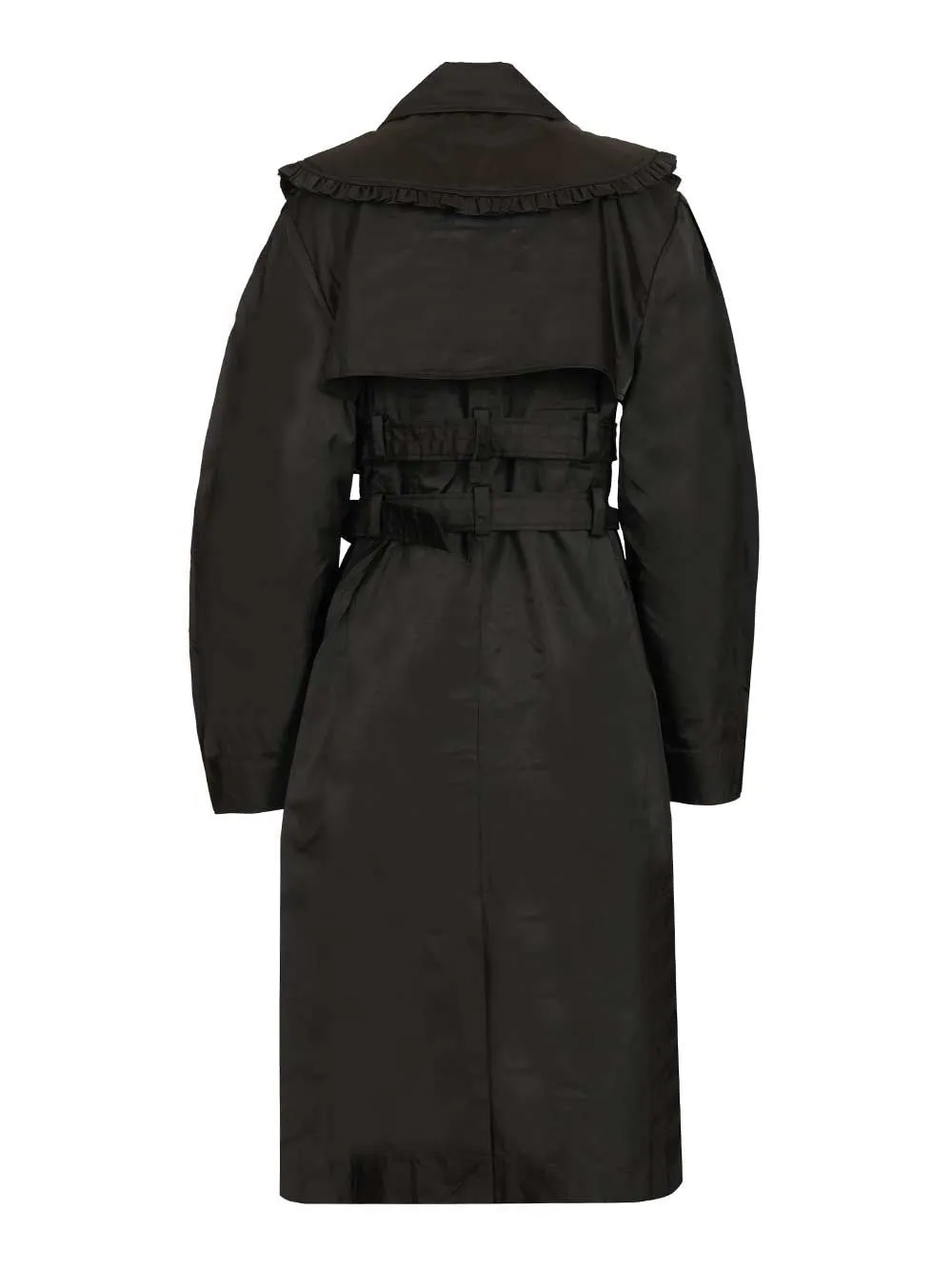 Duchesse Nylon Trenchcoat Coats Black sold by Wanan Luxury product image thumbnail 2
