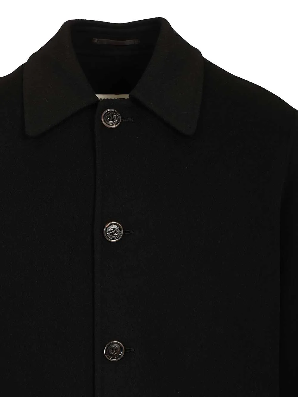 Single-Breasted Wool Coat Coats Black sold by Wanan Luxury product image thumbnail 4