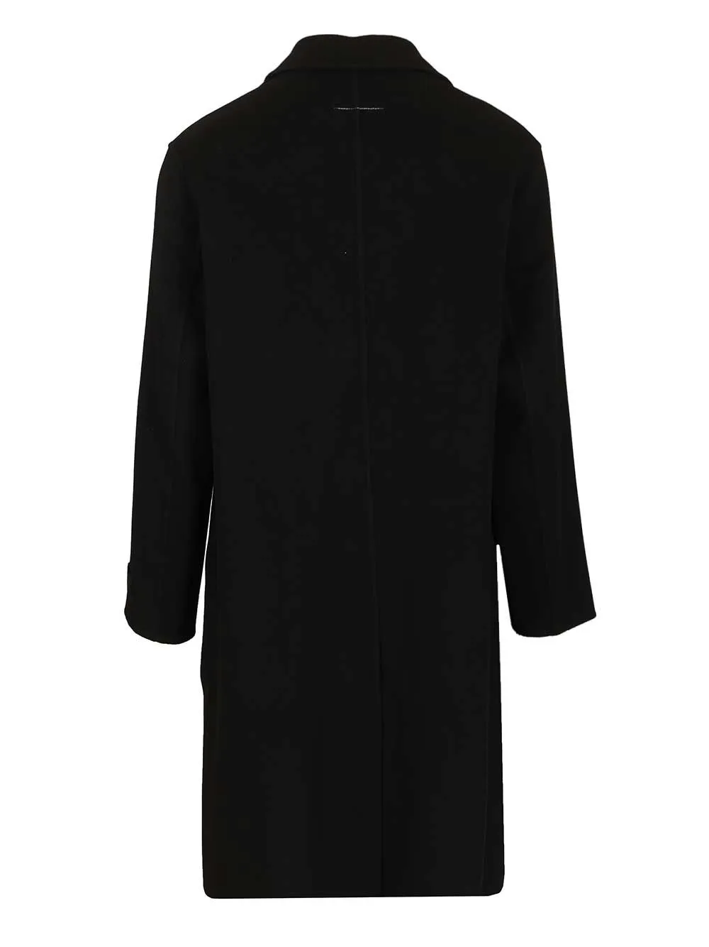 Single-Breasted Wool Coat Coats Black sold by Wanan Luxury product image thumbnail 2