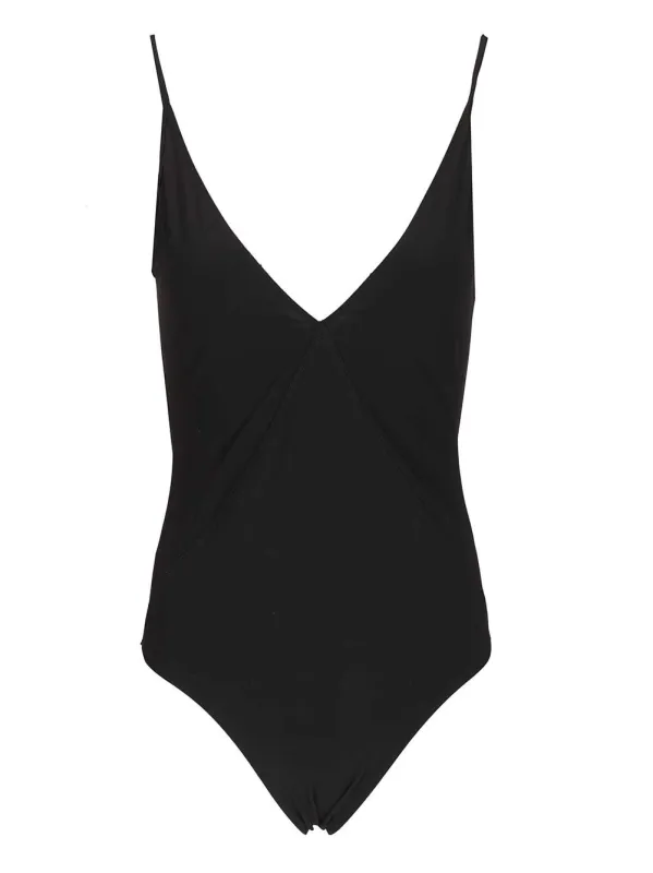 Temple One-Piece Swimsuit Swimwear Black sold by Wanan Luxury