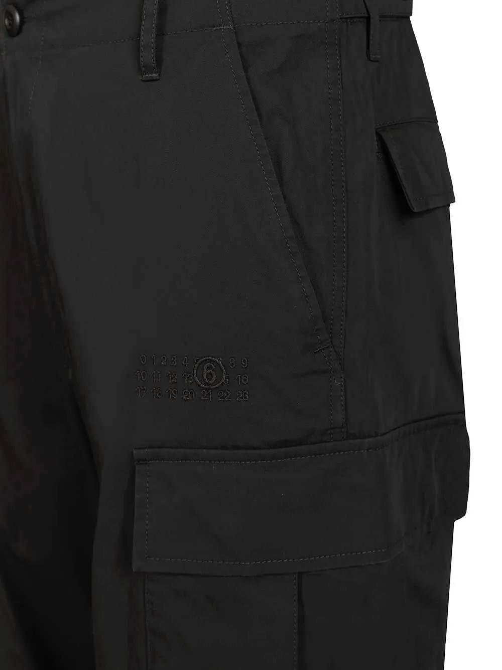 Cotton Cargo Pants Trousers Black sold by Wanan Luxury product image thumbnail 4