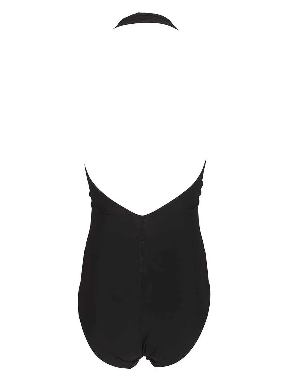 Halter Prong One-Piece Swimsuit Swimwear Black sold by Wanan Luxury product image thumbnail 2