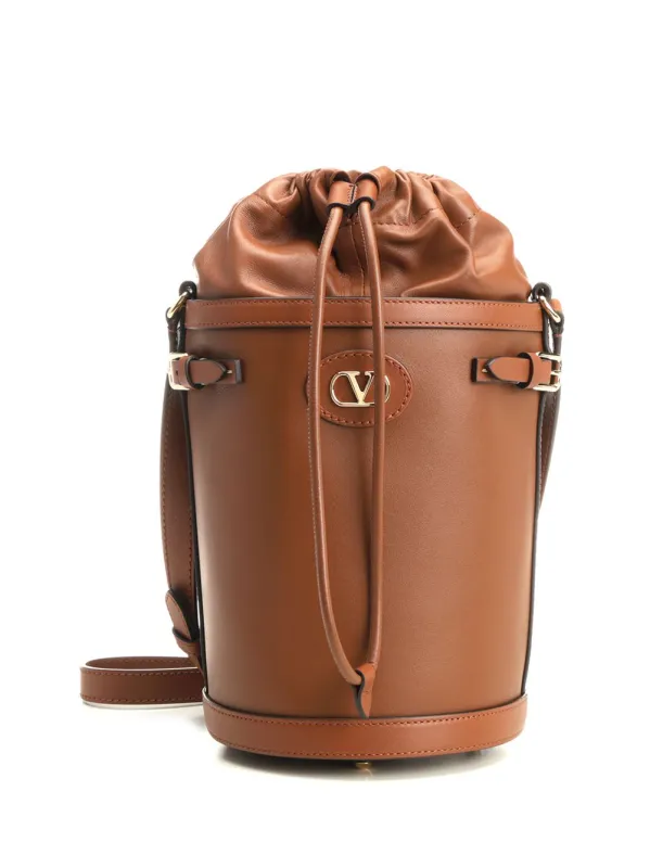 Vlogo Signature Crossbody Bags Brown sold by Wanan Luxury