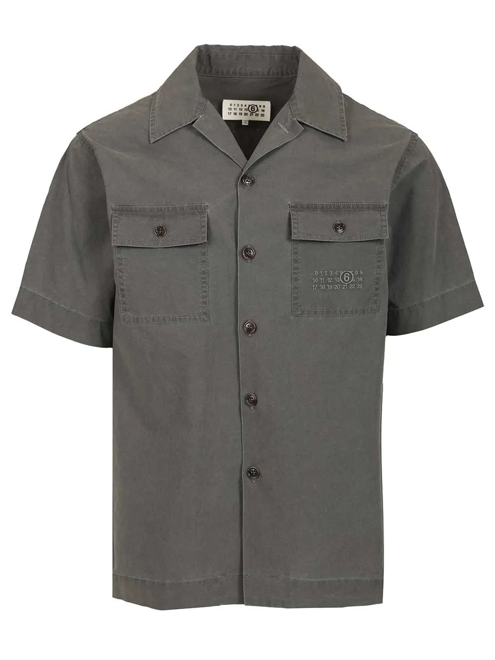 Short-Sleeved Shirt Shirts Grey sold by Wanan Luxury