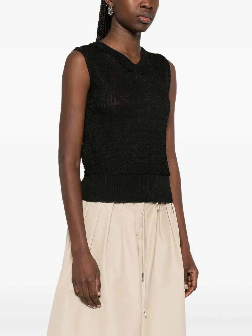 Sleeveless Crewneck Vest sold by Wanan Luxury product image thumbnail 3