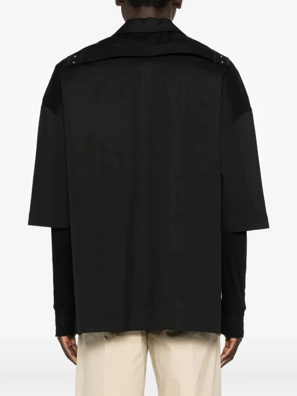 Shirt With Flap Pocket And Camp Collar sold by Wanan Luxury product image thumbnail 4