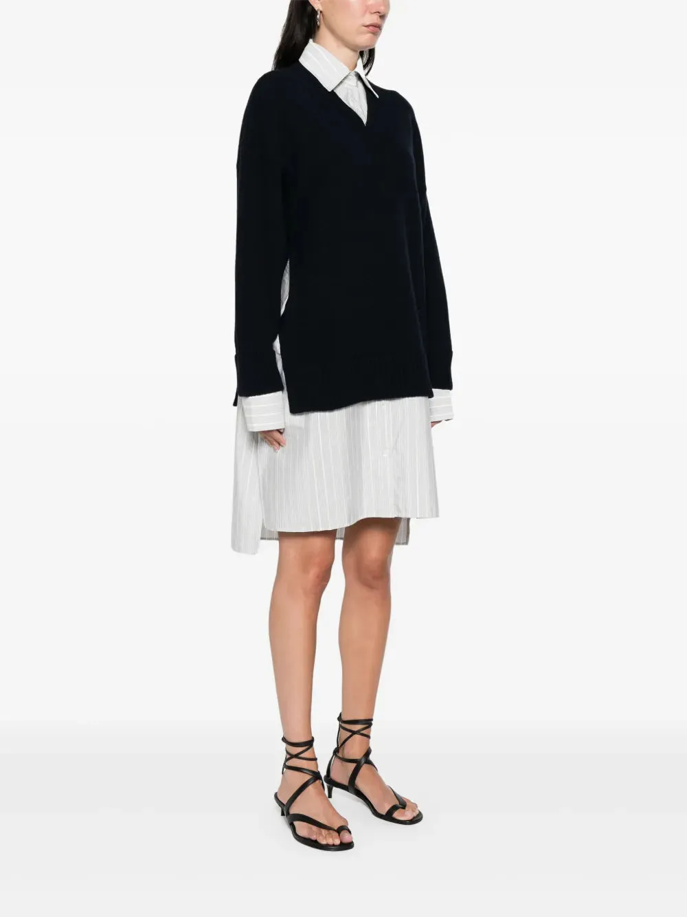 Robe Midi à Col Ras Du Cou sold by Wanan Luxury product image thumbnail 3