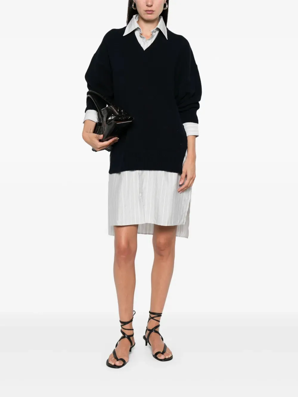 Robe Midi à Col Ras Du Cou sold by Wanan Luxury product image thumbnail 2