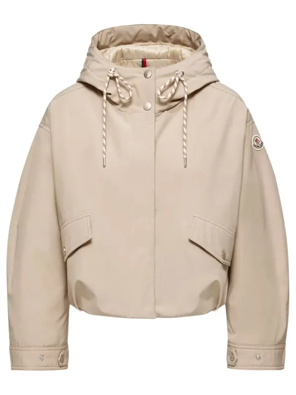 Eucalyptus Hooded Short Down Jacket made by Moncler