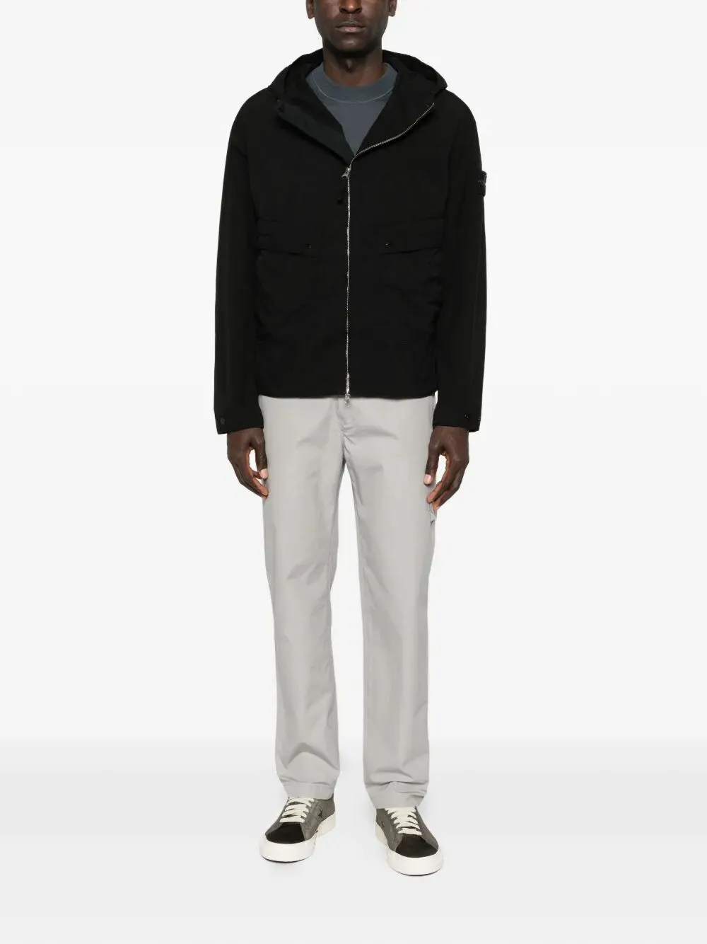 Lightweight Canvas Hooded Jacket sold by Wanan Luxury product image thumbnail 2