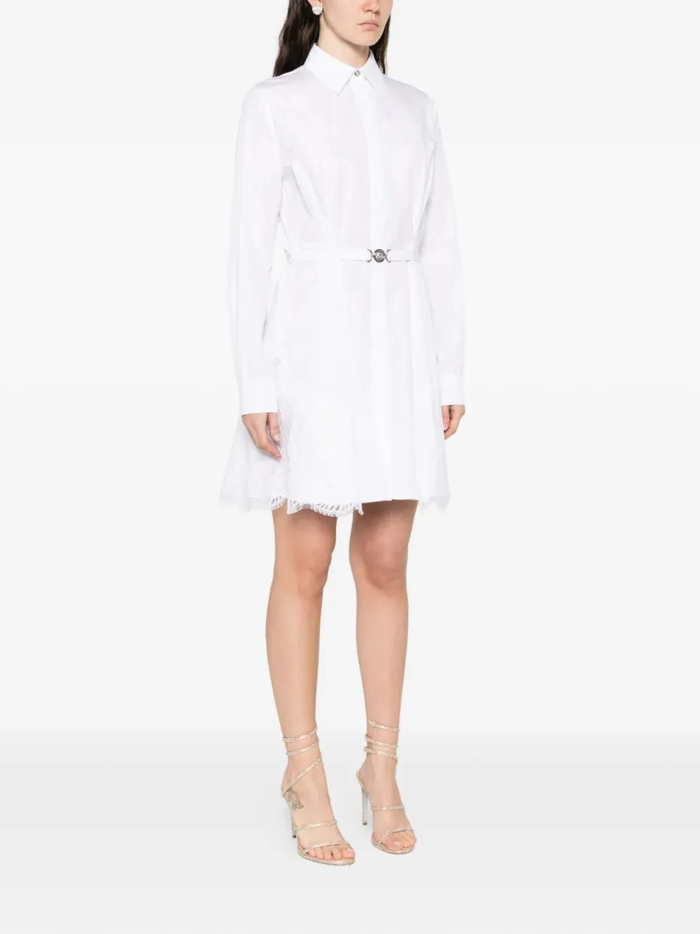 Belted Cotton Shirt Dress sold by Wanan Luxury product image thumbnail 2