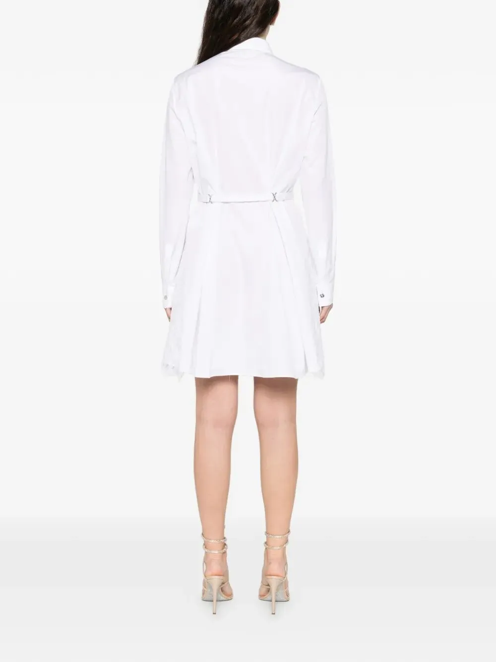 Belted Cotton Shirt Dress sold by Wanan Luxury product image thumbnail 3