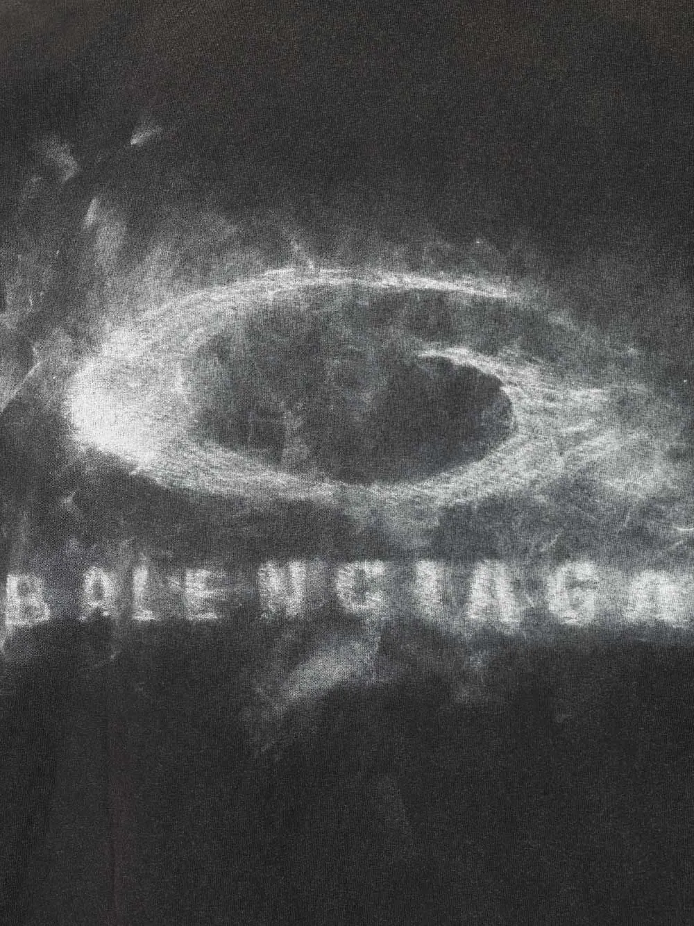 Washed White Crayon Loop T-Shirt Black sold by Wanan Luxury product image thumbnail 3