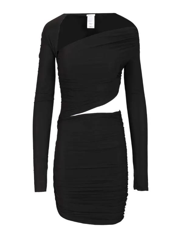 Pat Mini Dress Dresses Black made by Wanan Luxury