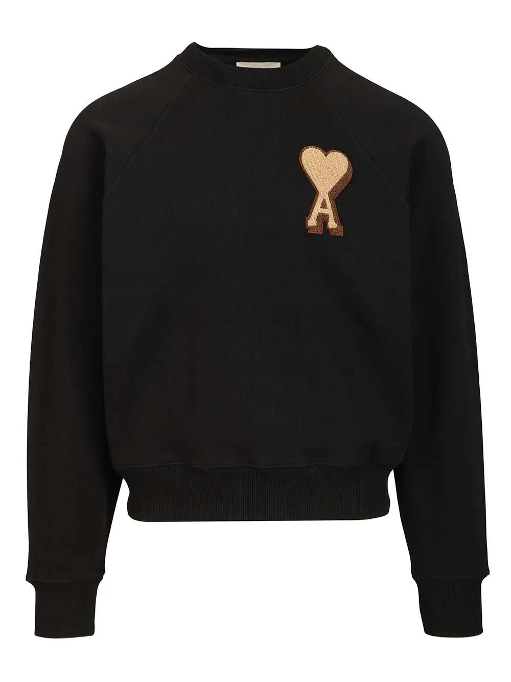 Heavy Cotton Sweatshirt Sweatshirts Black sold by Wanan Luxury
