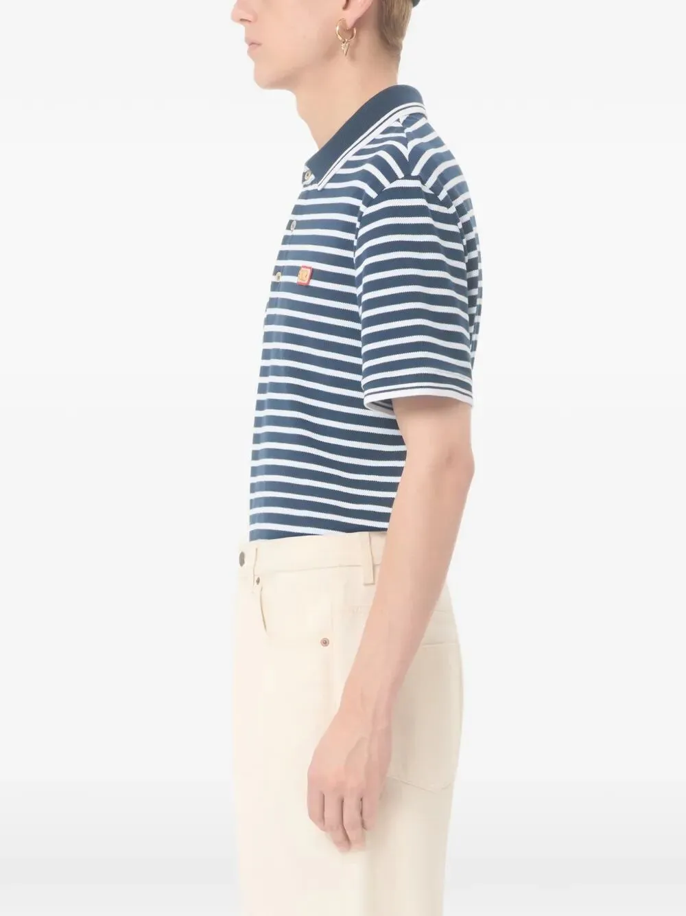 Valentino Cotton PiquÉ Polo With Vlogo Patch sold by Wanan Luxury product image thumbnail 5