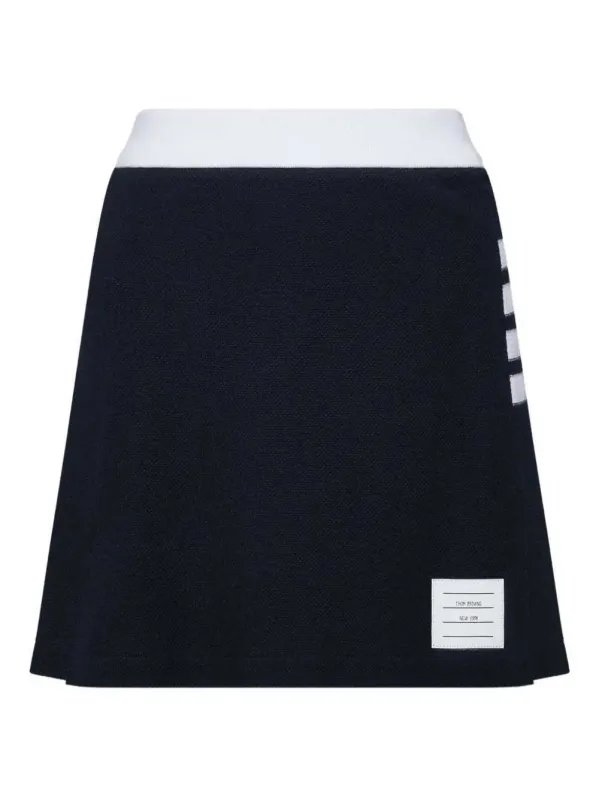 Miniskirt With Four-Stripe Detail sold by Wanan Luxury